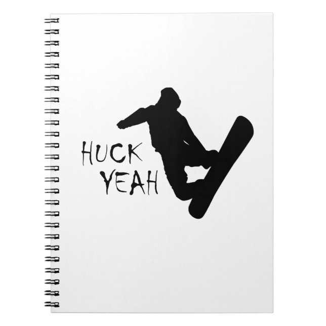 Caderno Espiral Huck Sim (Snowboard) (Frente)