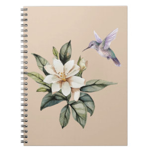 Caderno Espiral Hummingbird e Jasmine