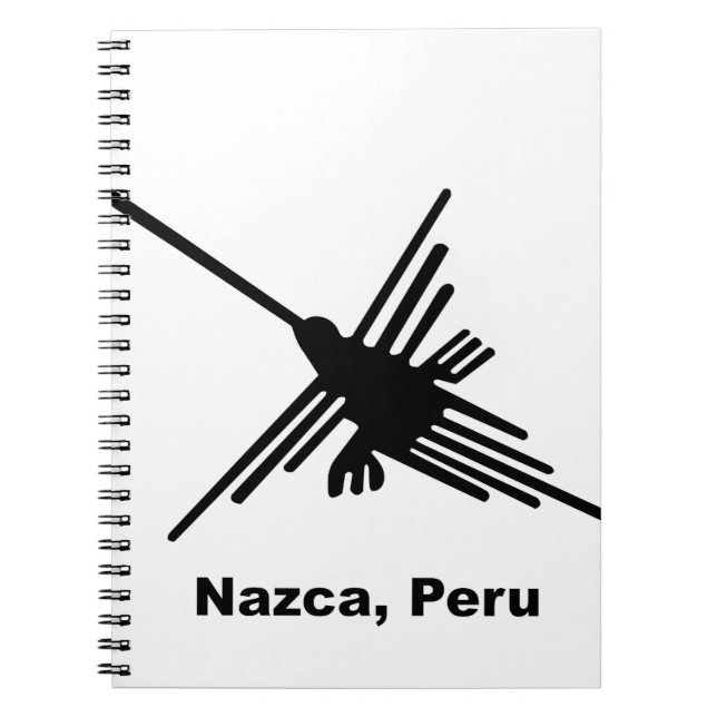 Caderno Espiral Hummingbird Nazca, Peru (Frente)