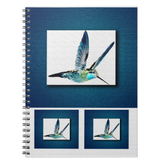 Caderno Espiral Hummingbird Trocado por Azul
