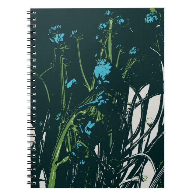 Caderno Espiral humor azul camomila (Frente)