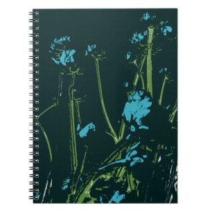 Caderno Espiral humor azul camomila