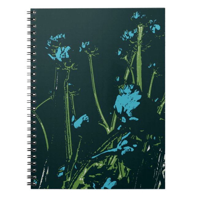 Caderno Espiral humor azul camomila (Frente)