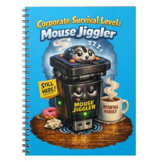 Caderno Espiral Humor Divertido de Trabalho em Casa