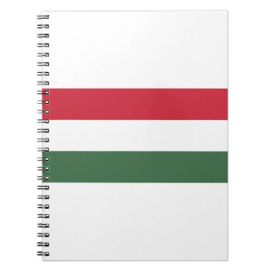 Caderno Espiral Hungria Bandeira
