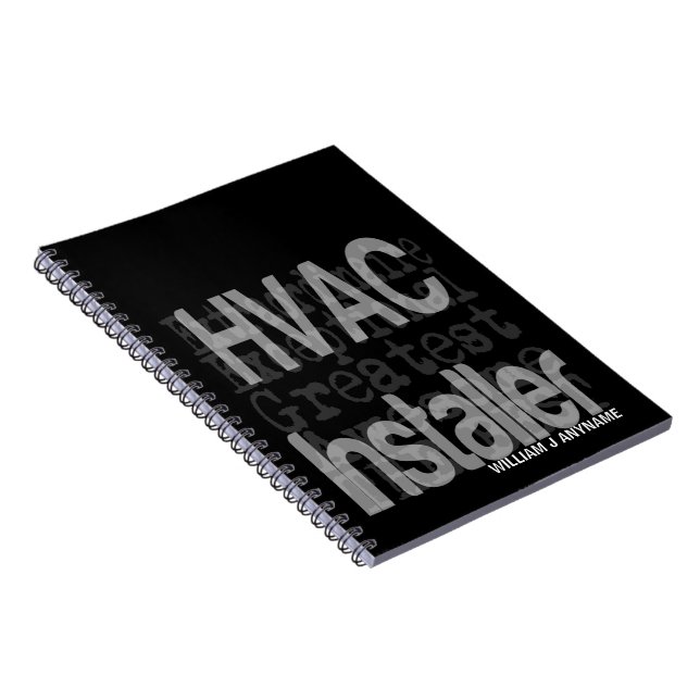 Caderno Espiral HVAC Installer Extraordinaire CUSTOM (Lado Direito)