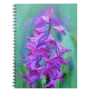 Caderno Espiral Hyacinth Flower
