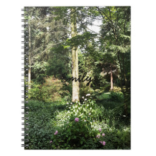 Caderno Espiral Hydrangea Wood Tres Nature Fotografia