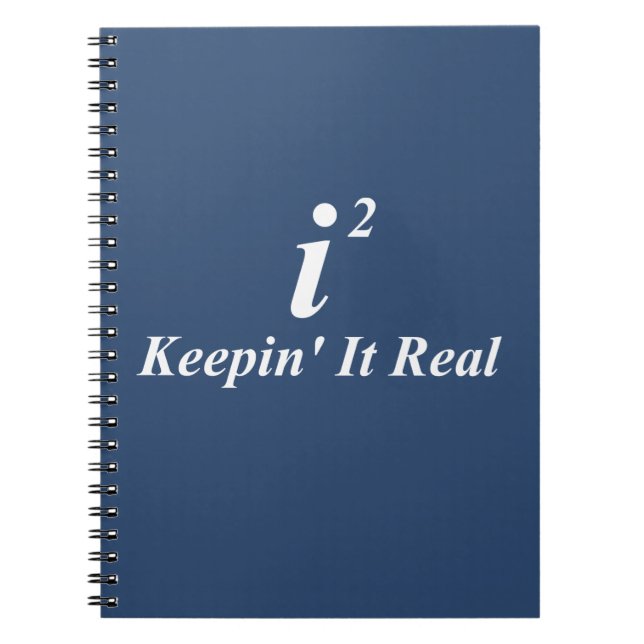 Caderno Espiral I2 Mantendo-a real (Frente)
