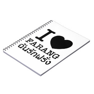 Caderno Espiral I Black Heart (Love) Farang