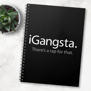 Caderno Espiral i Gangsta - There's a Rap For That (iGangsta)