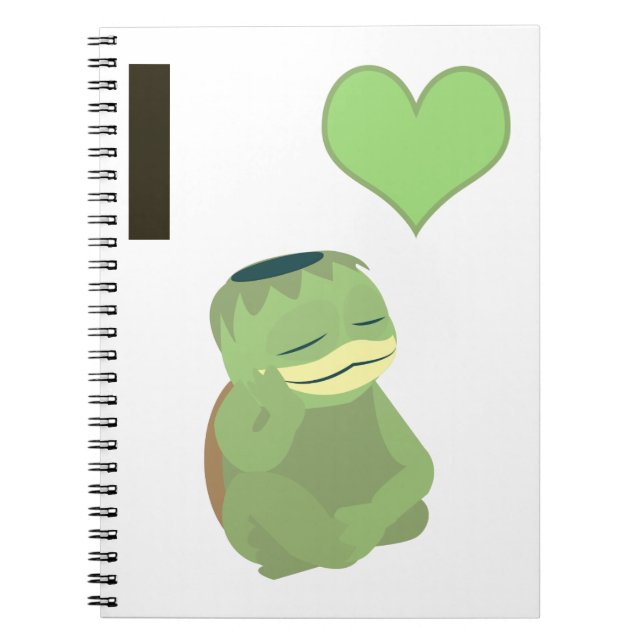 Caderno Espiral I Heart Kappa (Frente)