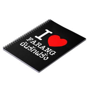Caderno Espiral I Heart (Love) Farang