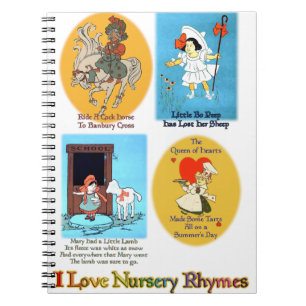 Caderno Espiral I Love Nursery Rhymes (#2)