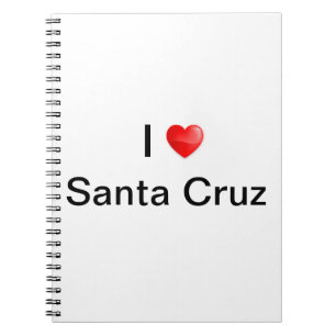Caderno Espiral I love santa Cruz