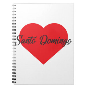 Caderno Espiral I Love Santo Domingo - República Dominicana