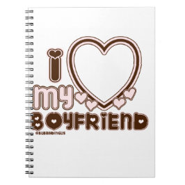 Caderno Espiral i luv Brown bf