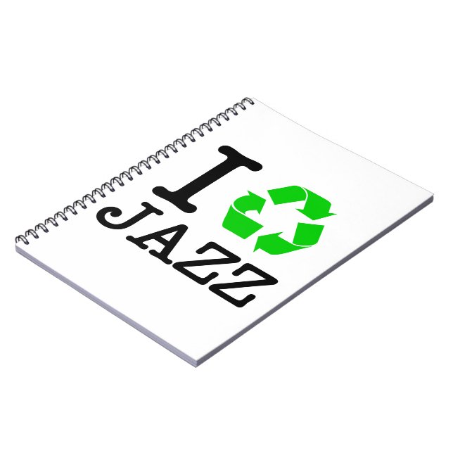 Caderno Espiral I Reciclar Jazz (Left Side)