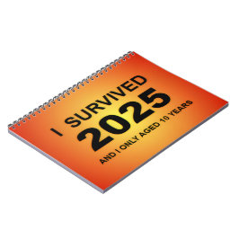Caderno Espiral I Survived 2025