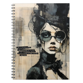 Caderno Espiral I want to think of again of dangerous things |