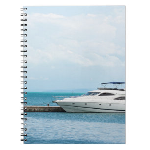 Caderno Espiral Iate na amarração