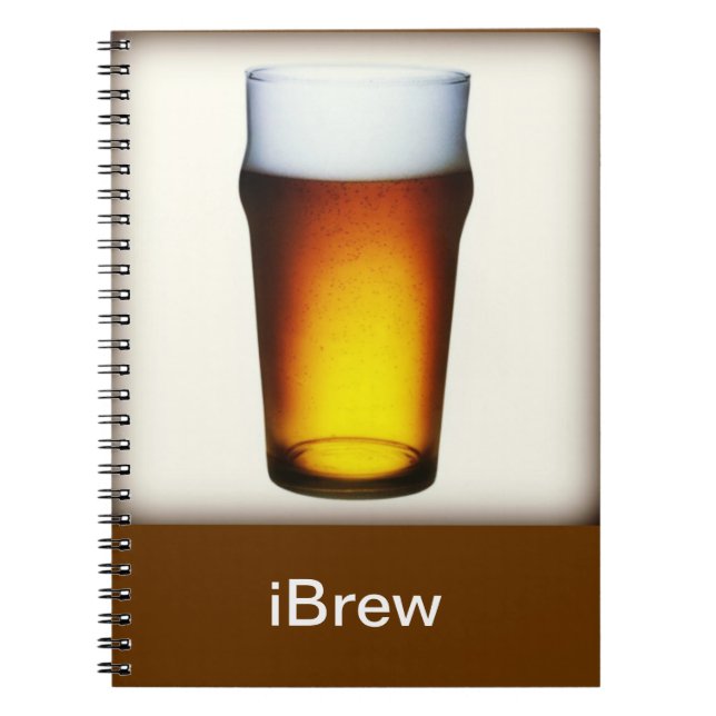 Caderno Espiral iBrew Ale Glass (Frente)