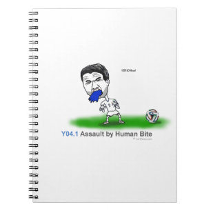 Caderno Espiral ICD-10: Assalto Y04.1 pela mordida humana