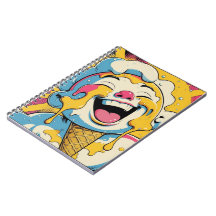 Ice Cream Pop Art Explosion Notebook