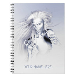 Caderno Espiral Ice vampire. Personalized