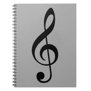 Caderno Espiral ícone de clave tremor