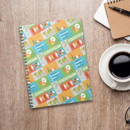 Caderno Espiral Ícone de Design Icônico de Estatístico Profissiona