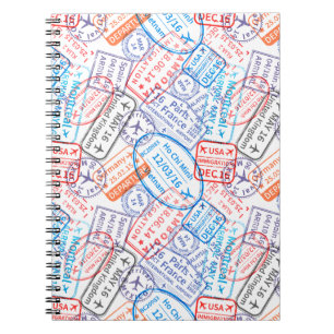 Caderno Espiral ícone viagem