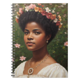 Caderno Espiral Ida B Wells Floral Art Tributo