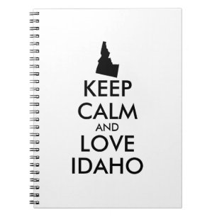 Caderno Espiral IDAHO DE AMOR E CALMA DE MANUTENÇÃO personalizável