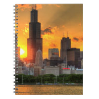 Ideia da skyline de Chicago de Adler