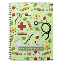 Caderno Espiral Ideia de Presente Personalizado para Enfermeira