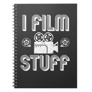 Caderno Espiral Ideia do diretor de filme presente da