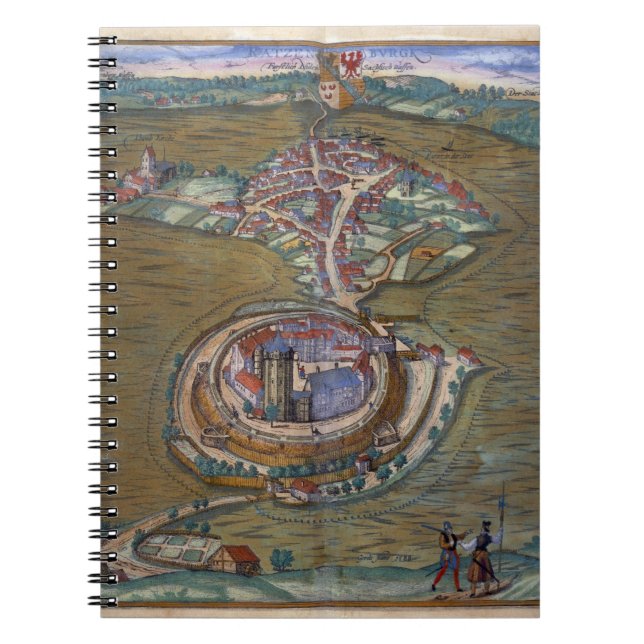 Caderno Espiral Ideia do lugar de Louis le grande, com o um de t (Frente)