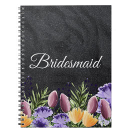 Caderno Espiral Ideia Personalizada de Oferta de Bridesmaid