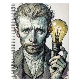 Caderno Espiral Ideias criativas | Diário para notebook