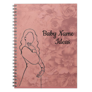 Caderno Espiral Ideias de Nomes de Bebê