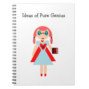 Caderno Espiral Ideias do notebook nerd Pure Genius