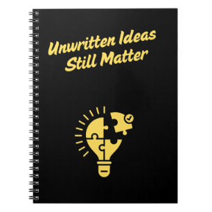 Caderno Espiral Ideias Não Escritas Ainda Importam
