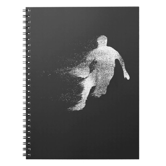 Caderno Espiral Ideias para presentes de basquete para jogadores d (Frente)