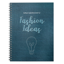 Caderno Espiral Ideias personalizadas de moda