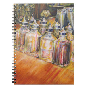 Caderno Espiral Ideografia da luz Ouro