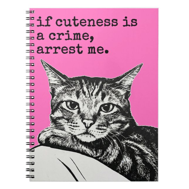 Caderno Espiral If Cutess is a Crime (Frente)