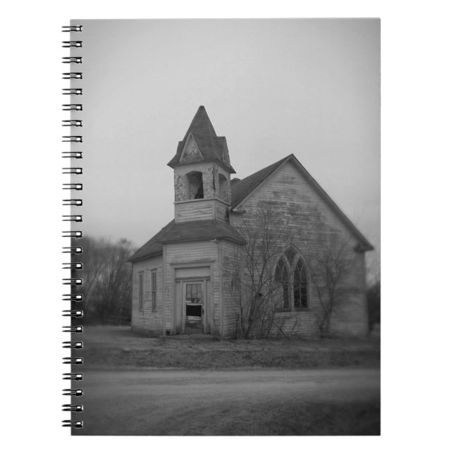 Caderno Espiral Igreja Abandonada (Frente)