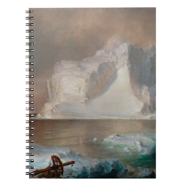 Caderno Espiral Igreja de Icebergs Frederic Edwin (Frente)