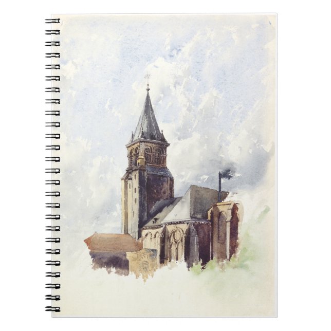 Caderno Espiral Igreja de Saint Germain des Pres Paris (Frente)